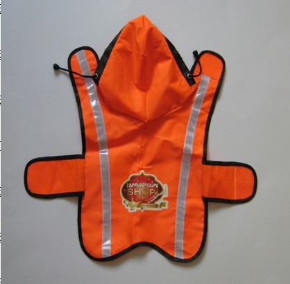 Reflective Safety Dog raincoat  XL